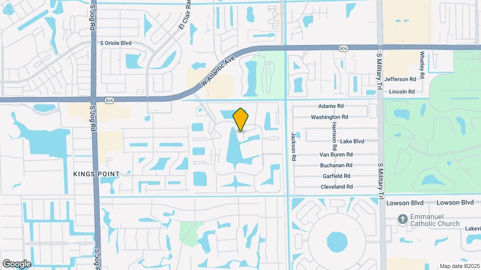 15461 Lakes of Delray Blvd Map and Location Details