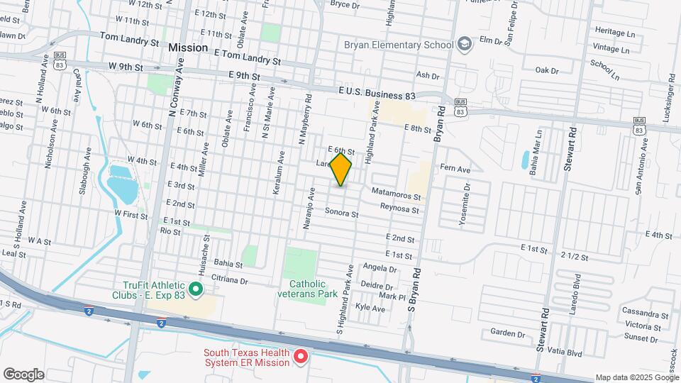 1013 Reynosa St, Unit # 1 Map and Location Details