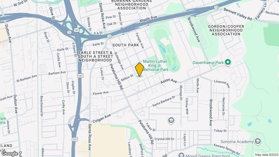 1316 Grand Ave Map and Location Details