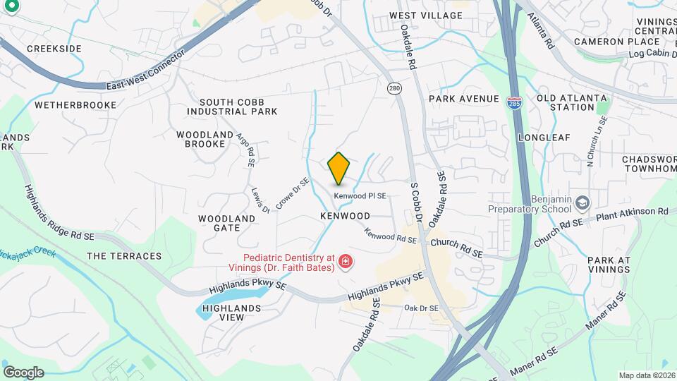 1947 Kenwood Pl SE Map and Location Details