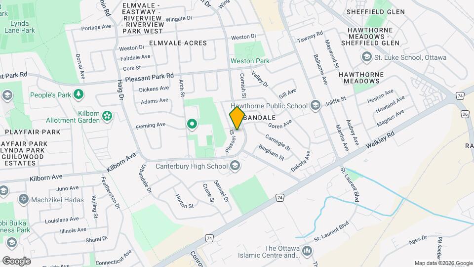 2187 Plesser St, Unit #1 Map and Location Details