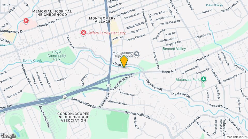 2601 Vallejo St Map and Location Details