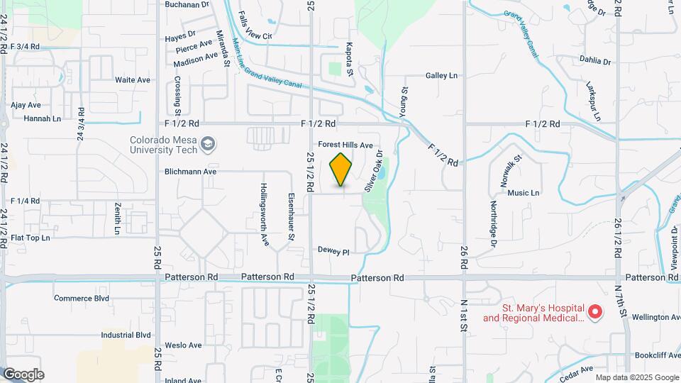 627 Hunter Creek Dr Map and Location Details