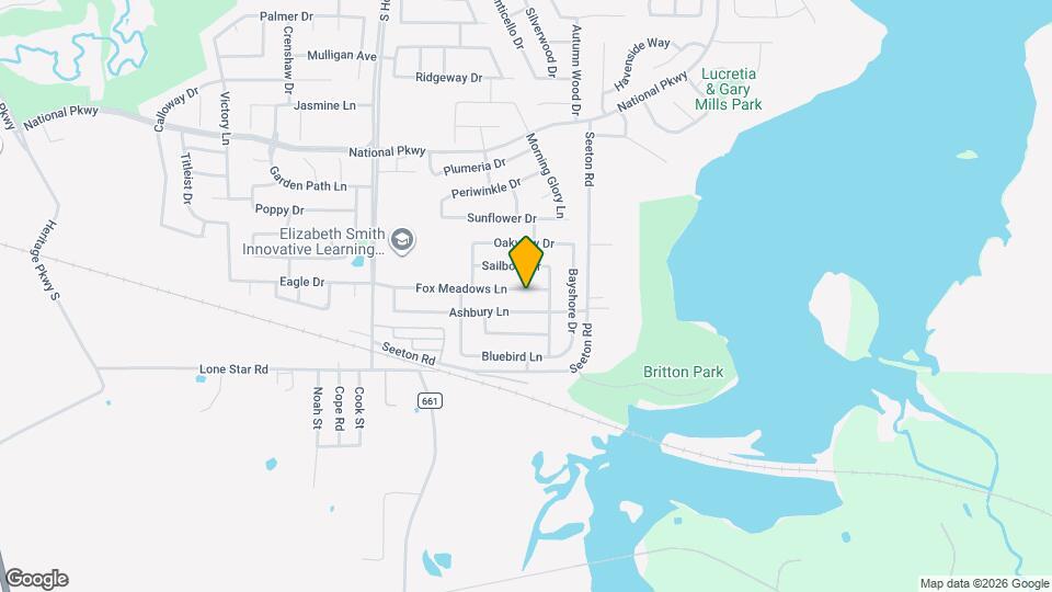 4704 Fox Meadows Ln Map and Location Details