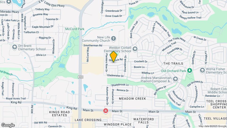 830 High Meadow Rd Map and Location Details