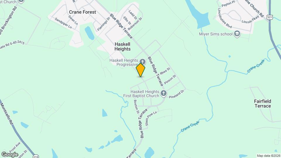 1403 Bon Air Dr Map and Location Details