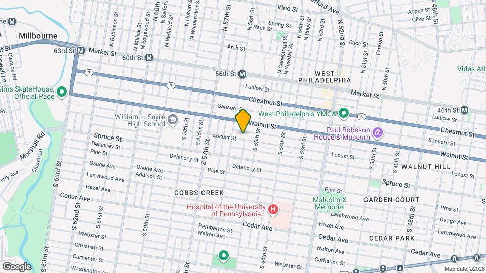 5535 Locust St Mapa y Detalles de la Ubicación