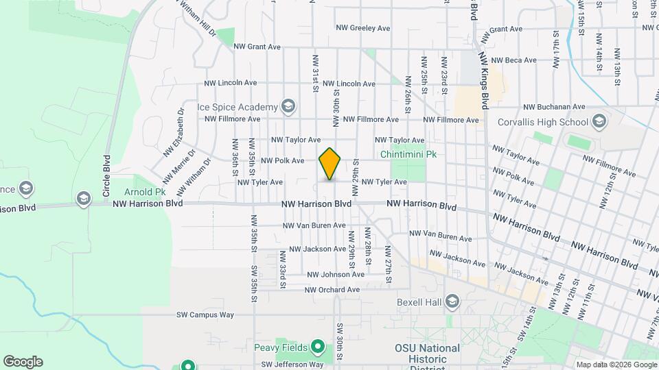 442 NW 30th St Map and Location Details