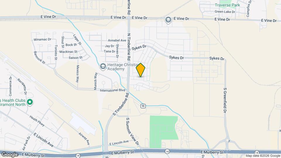 2626 Avenger Pl Map and Location Details