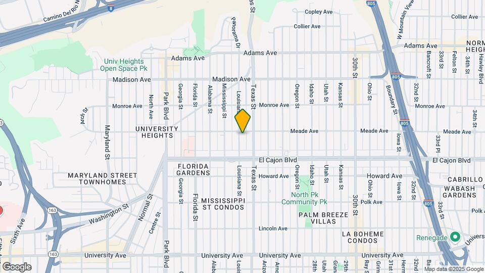 4381-4387 Louisiana St Mapa y Detalles de la Ubicación