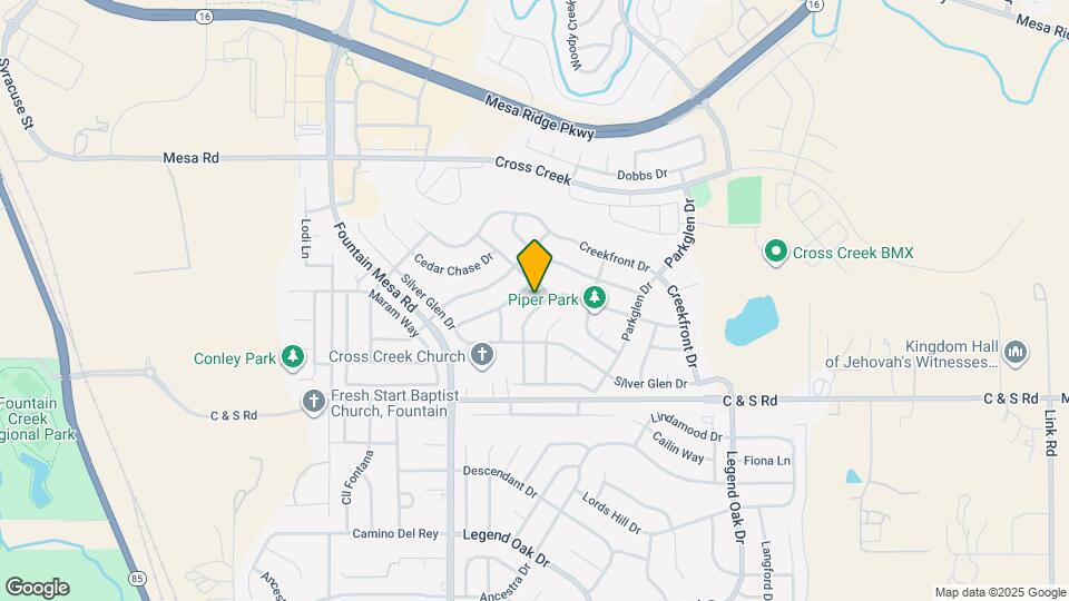 7406 Bentwater Dr Mapa y Detalles de la Ubicación