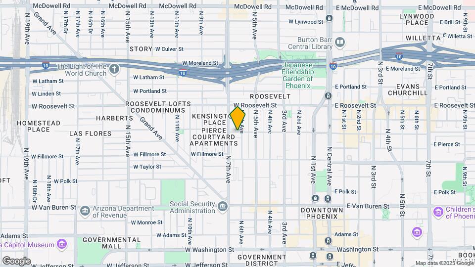 625 W McKinley St-Unit -A Map and Location Details