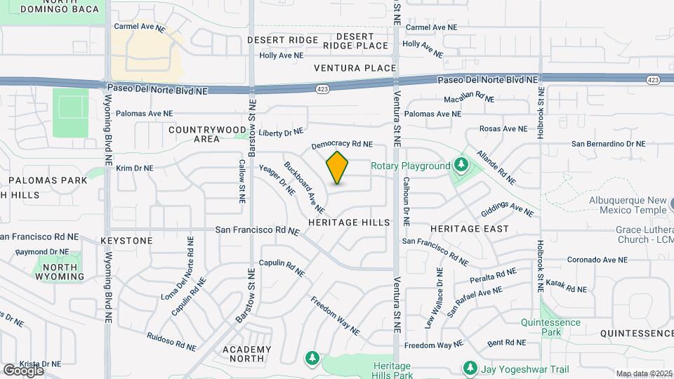 8805 Yankee Dr NE Map and Location Details