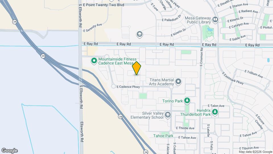 5411 S Canyon Rim Map and Location Details