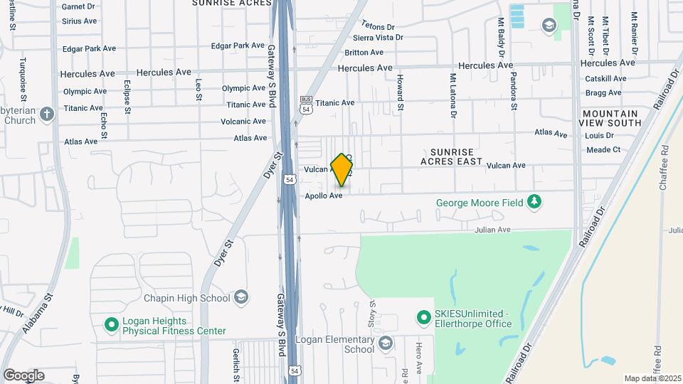 4521 Apollo Ave Map and Location Details