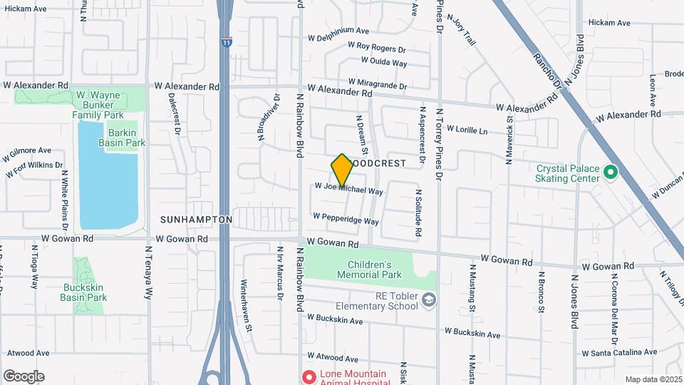 6609 W Joe Michael Way Map and Location Details