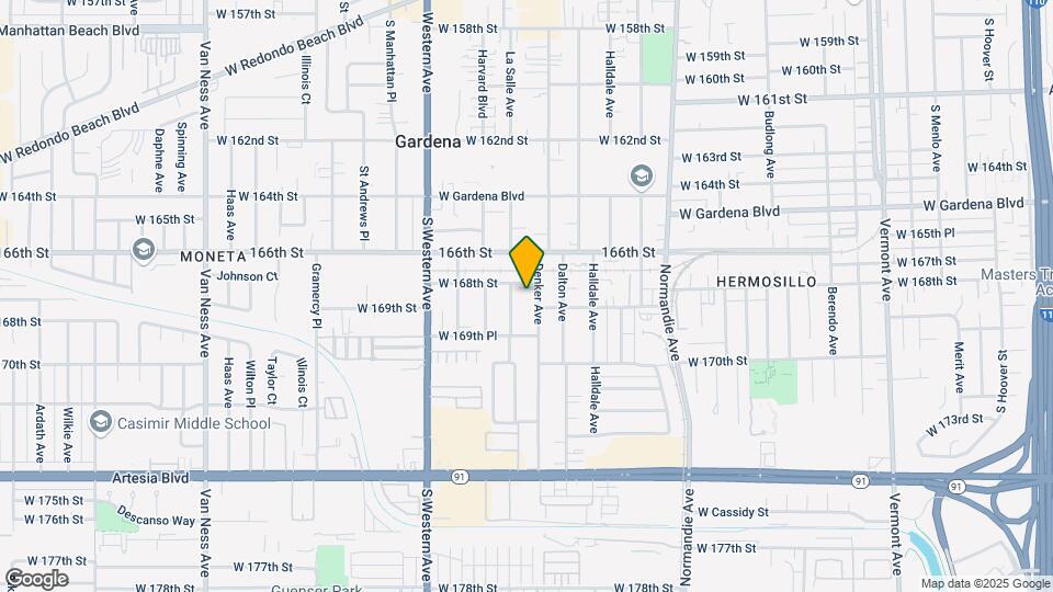 1610 W 168th St Map and Location Details