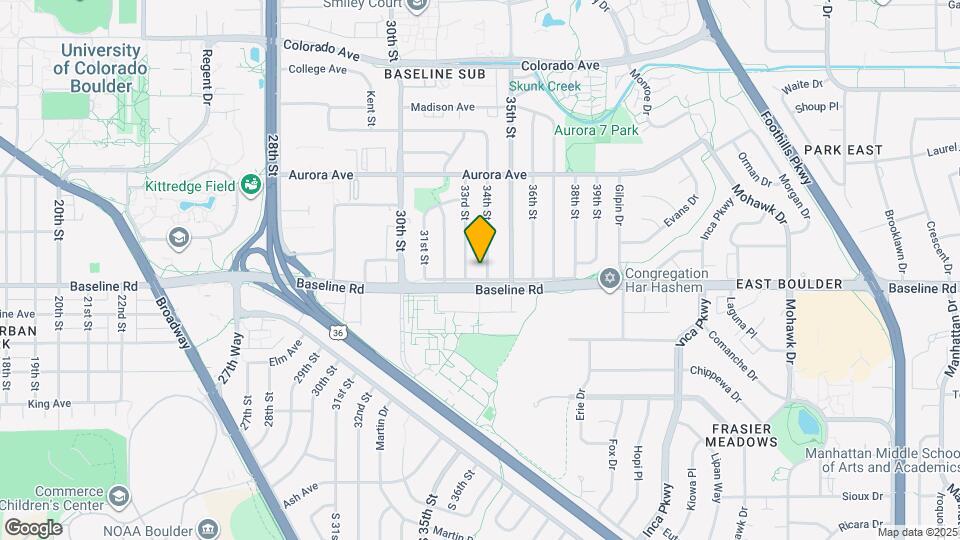 715 34th St Map and Location Details