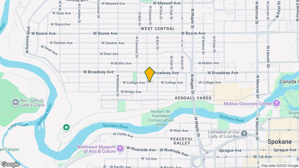 1923 W College Ave Map and Location Details