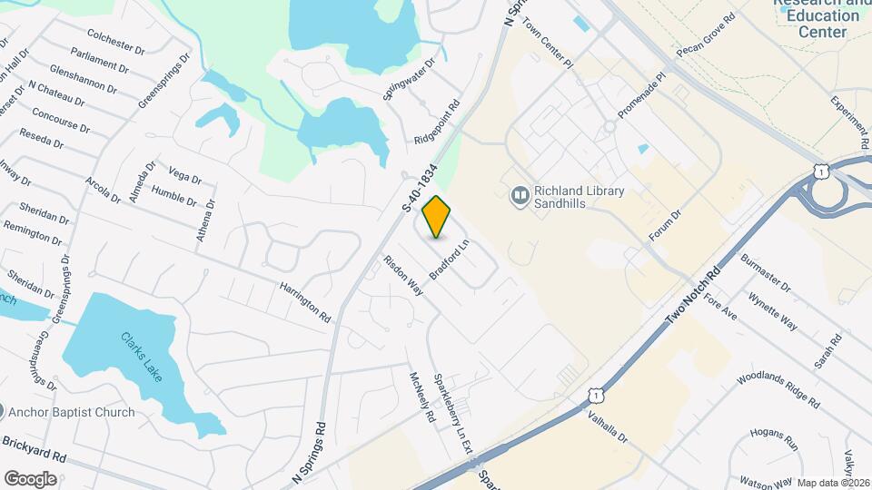 205 N Trace Ln Map and Location Details