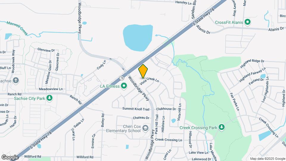 7918 Vista Creek Ln Map and Location Details