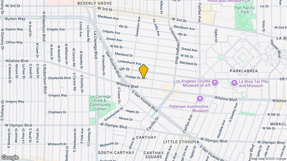 6436 Orange St Mapa y Detalles de la Ubicación