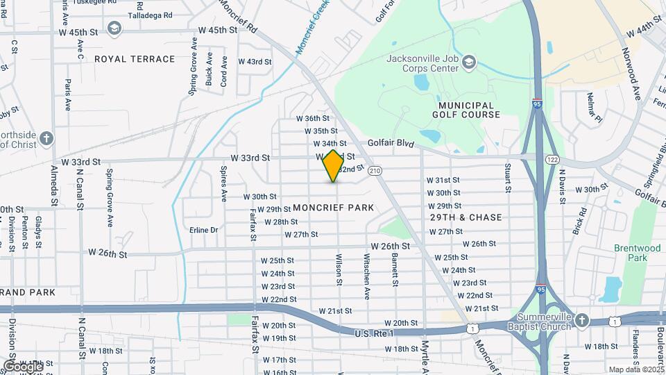 1544 31st St Map and Location Details