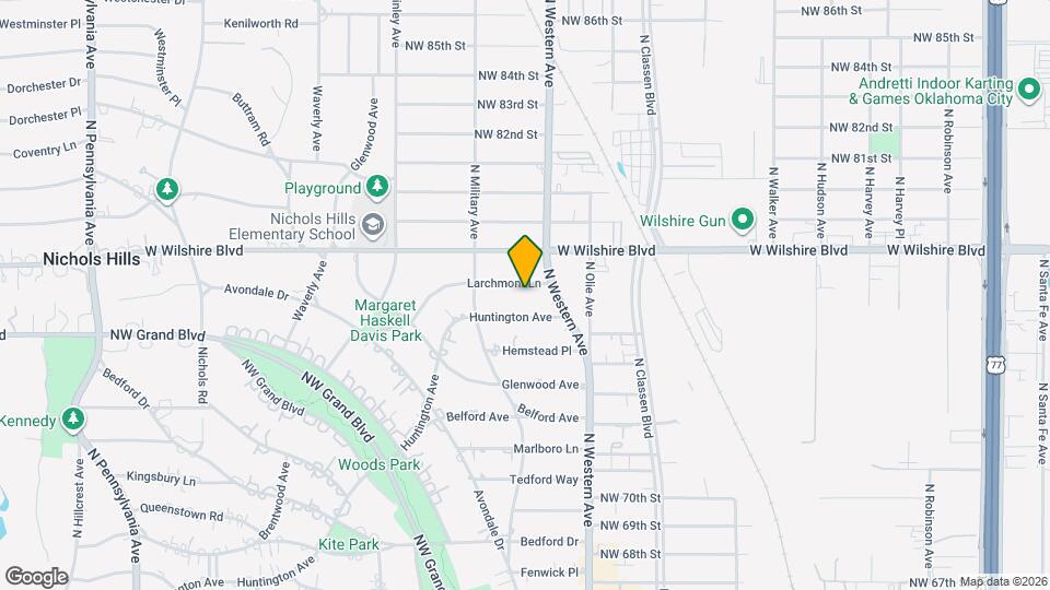 1108 Larchmont Ln Map and Location Details