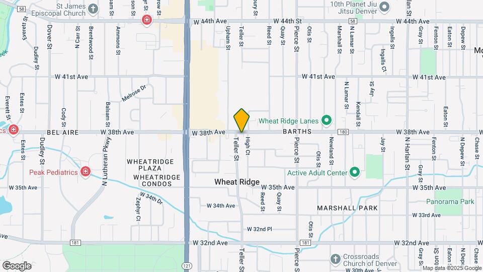 7172-7180 W 38th Ave Map and Location Details