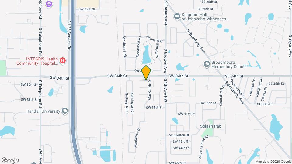 904 SW 35th St Map and Location Details