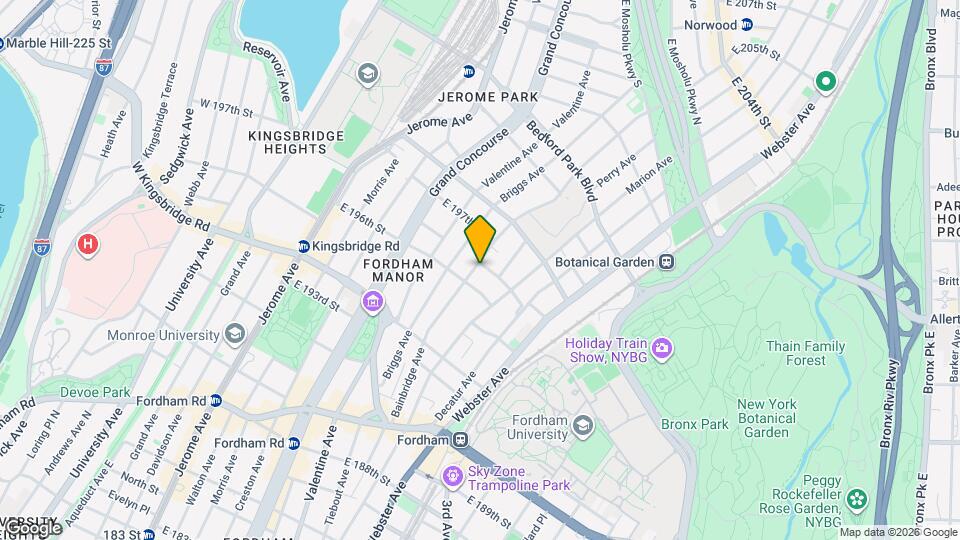 2760 Bainbridge Ave, Unit Unit 2 Map and Location Details