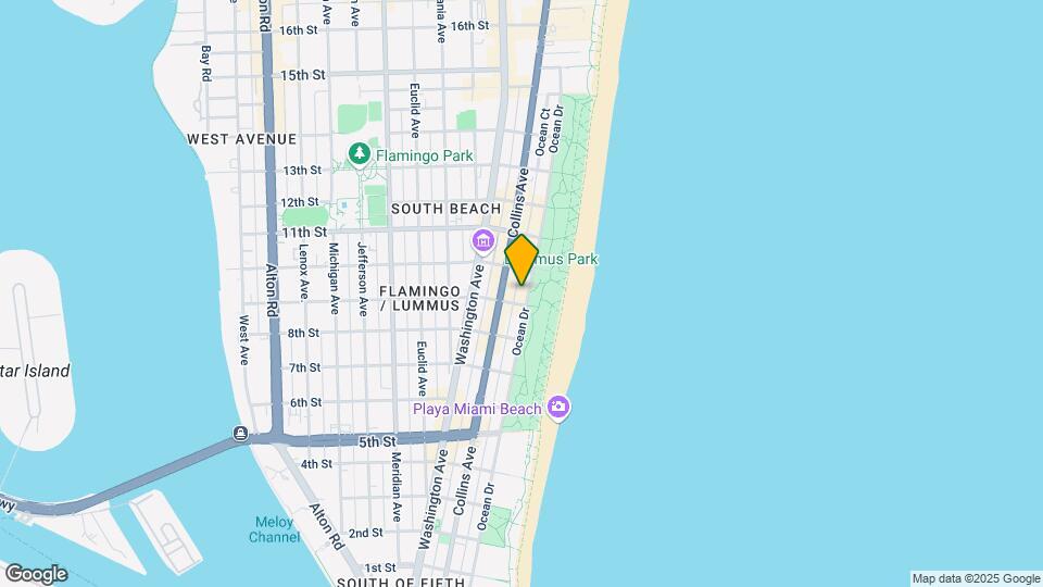 918 Ocean Dr, Unit 207 Map and Location Details