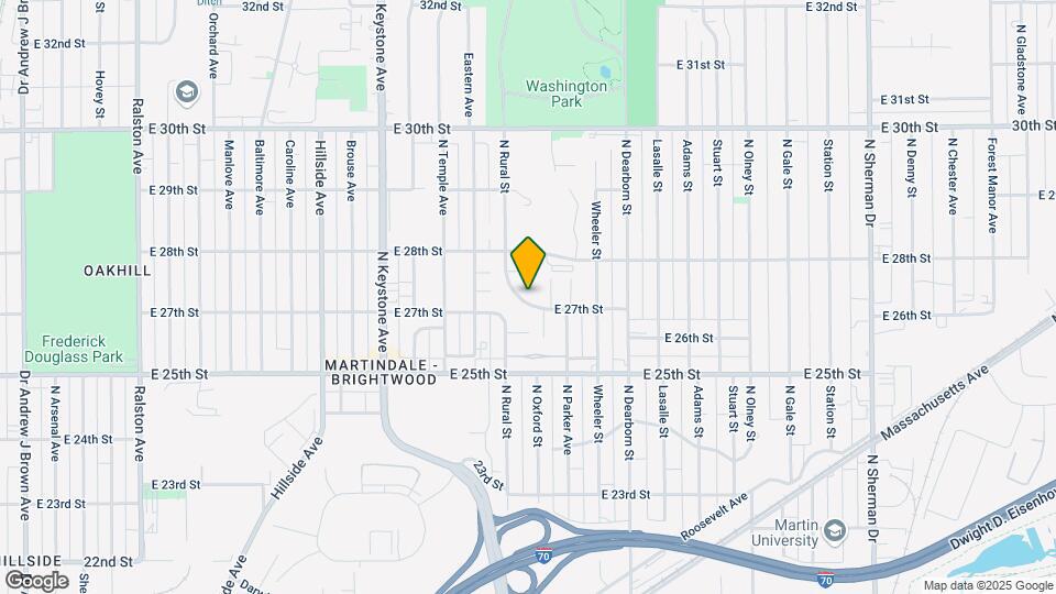 2717 N Rural St Map and Location Details