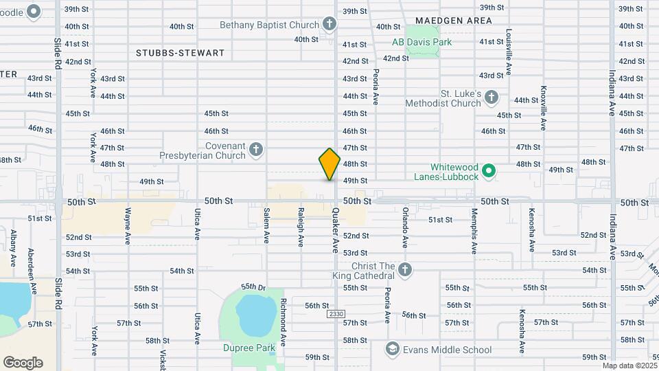 4403 49th St Mapa y Detalles de la Ubicación
