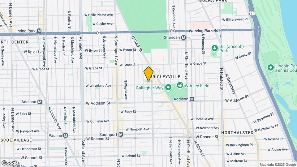 1208 W Waveland Ave Map and Location Details