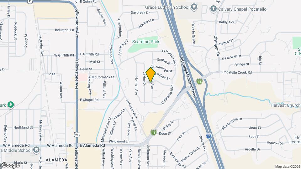 1251 Santa Anita Ave Map and Location Details