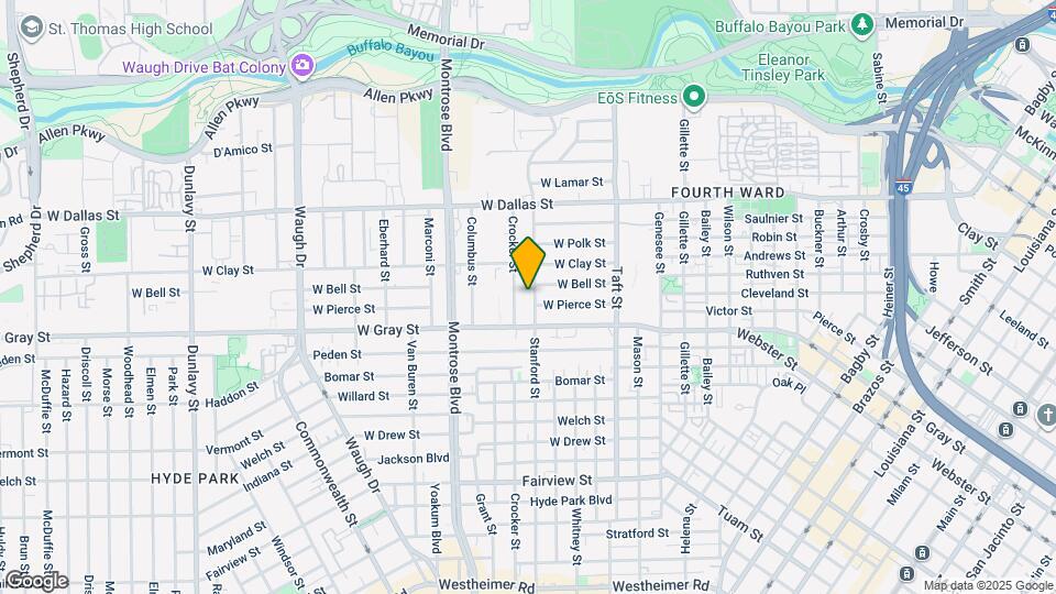 1414 Stanford St Map and Location Details