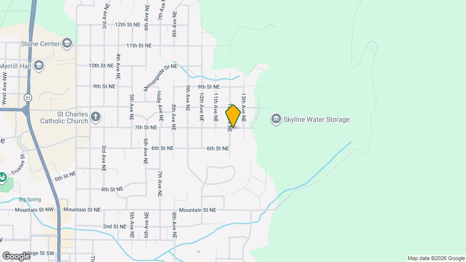 610 12th Ave NE Map and Location Details