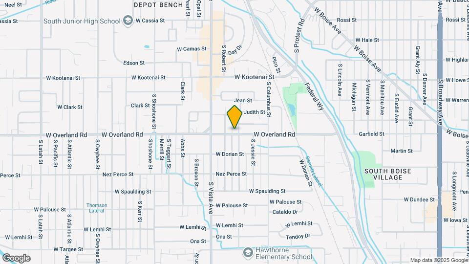 2402-2410 W Overland Rd Mapa y Detalles de la Ubicación