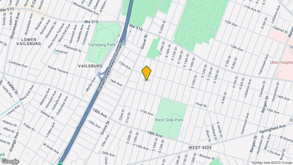 534 S 20th St, Unit 3 Map and Location Details