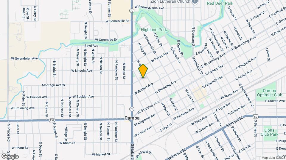 520 N Ward St Map and Location Details