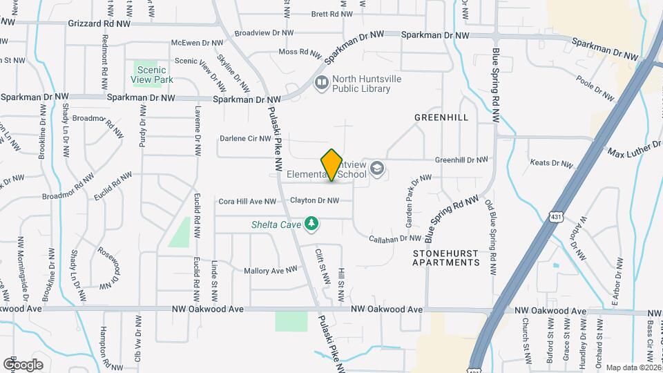 2707 Garvin Rd NW Map and Location Details
