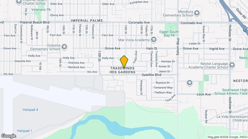 1460 15th St Map and Location Details