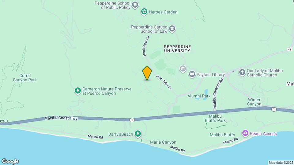 3614 Malibu Country Dr Map and Location Details