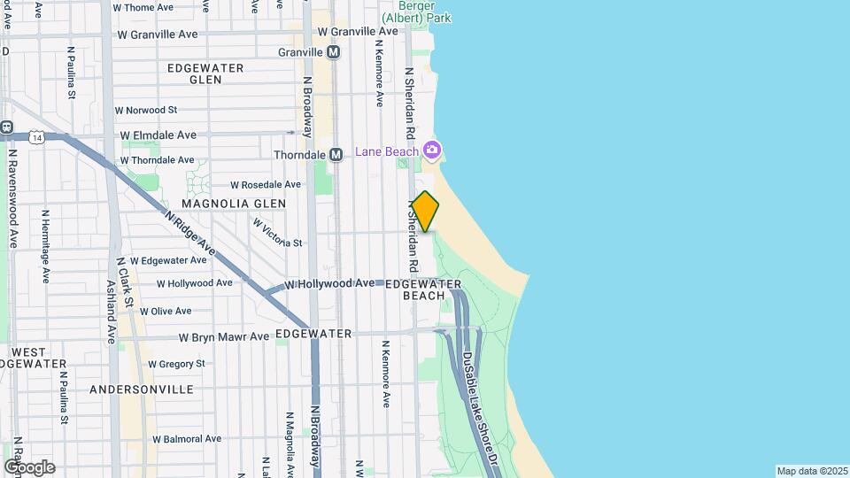 5757 N Sheridan Rd, Unit 3D Map and Location Details