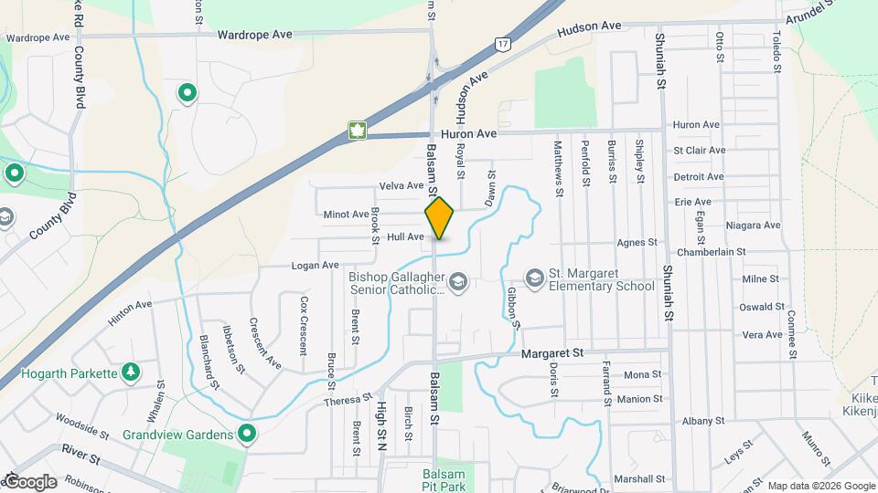 305 Balsam St Map and Location Details