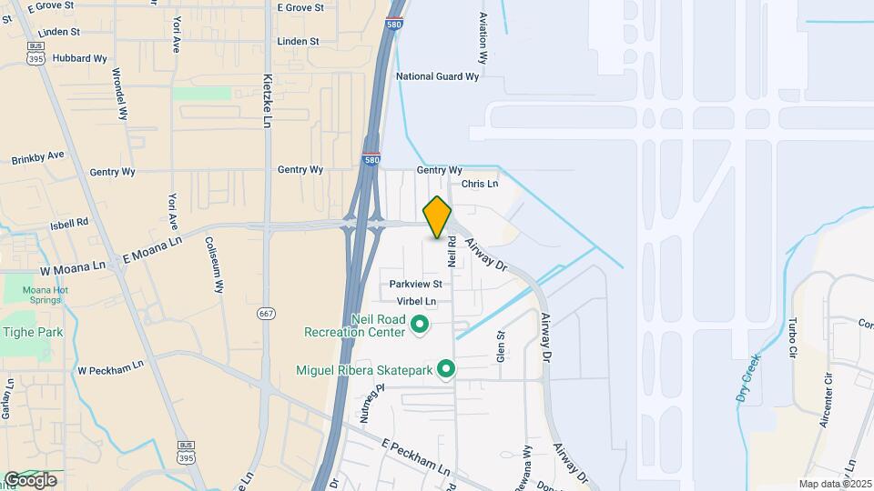 3421 Neil Rd Mapa y Detalles de la Ubicación