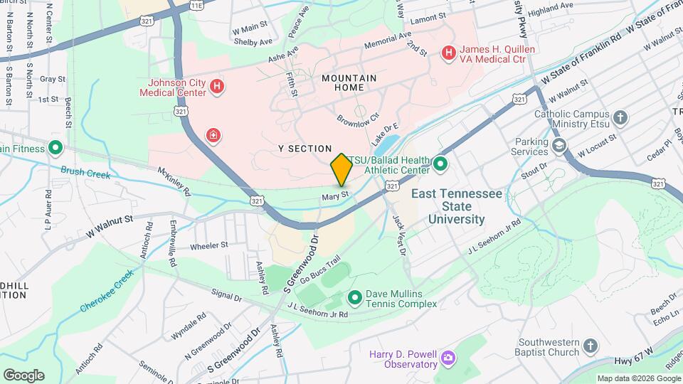 1706 Mary St Map and Location Details