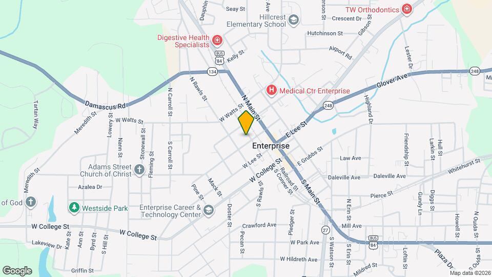 202 W Adams St Map and Location Details