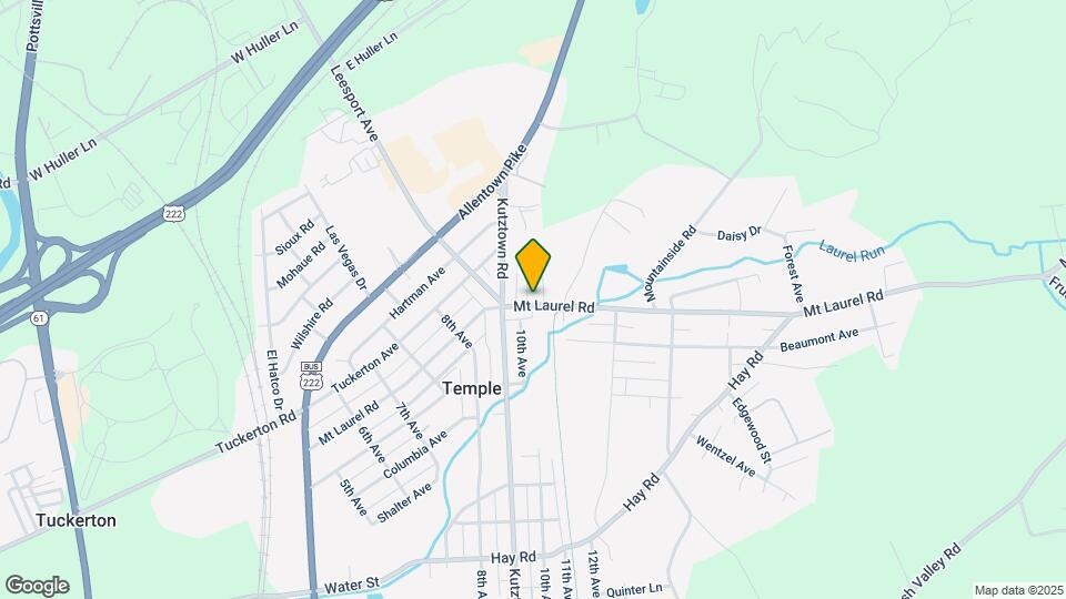 1007 Mount Laurel Rd Map and Location Details
